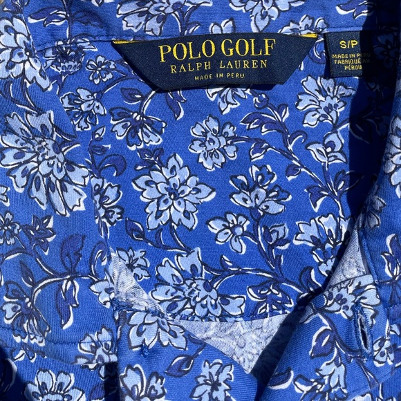 Floral Ralph Lauren Golf Polo Shirt (S) - Picture 5 of 6